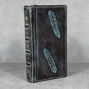 Funda de piel auténtica para Galaxy S25, S21, S22, S23, S24, 55, 56, 71, Ultra FE, Note A16, hecha a mano, con ranuras para tarjetas, diseño de libro de lujo, carga inalámbrica.