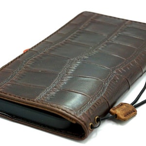 Cuero genuino para Galaxy s22 s21 s20 23 24Ultra s8 s9 Note 8 9 10 20 21 A71 A51 A12 A31 4G 5G Funda más Art Wallet Book Style Funda de crédito