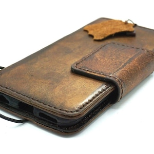 Genuine Leather For Galaxy S20 S21 S22 S23 Ultra s8 s9 Note 8 9 10 20 21 A71 A51 A12 A31 4G 5G Case plus Wallet magnet Polish