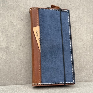 Funda de piel auténtica para Galaxy S25 S21 S22 S23 S24 55 53 71 Ultra FE Note A16, hecha a mano, con ranuras para tarjetas, diseño de libro de lujo