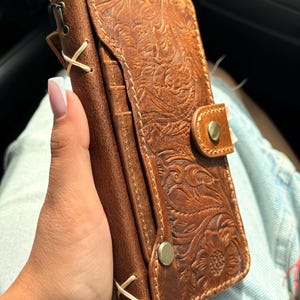 Genuine Leather fo OnePlus 15 12 12R Case Wallet Handmade Wireless Luxury oiled Ar