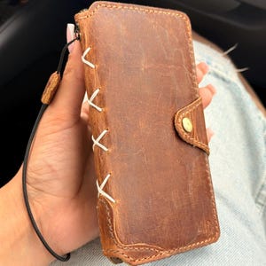 Echtes Leder für OnePlus Open Case Brieftasche Handmade Drahtloser Luxus