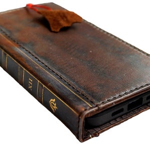 Genuine Leather for Oppo Find N3 OPPO 9 5G Oppo Reno 12 F pro Case Wallet Handmade Wireless Luxury Art Davidov