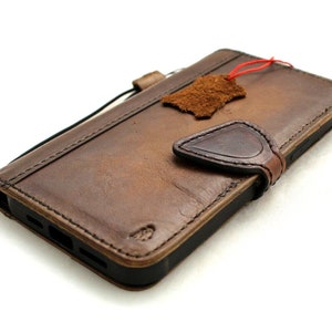 Étui en cuir véritable pour Galaxy S21 S22 S23 S24 A53 Ultra FE Note 10 20 emplacements pour carte portefeuille ultra faits main Couverture magnétique de luxe pour livre