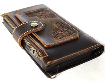 Genuine Leather case For Galaxy s22 S23 s24 Ultra Wallet Note s21 s20 20 21 Vintage