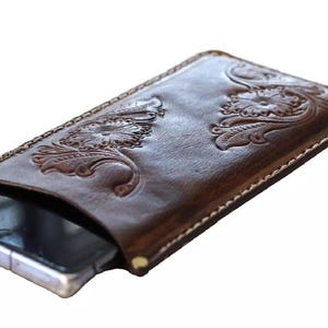 Genuine Leather Case Wallet For Apple iPhone 16 11 12 13 14 15 Pro Max 6 7 8 plus SE 2 XS Style Hand sewing