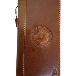 Genuine Leather For Galaxy S20 21 22 23 24 Ultra FE Plus s8 9 Note 8 9 10 20 21 A71 A51 A12 A31 4G 5G Art Wallet Horse Craft Stamp