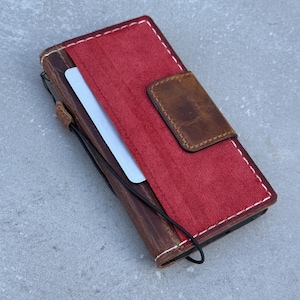 Echtes Leder Hülle Brieftasche für Apple iPhone 16 11 12 13 14 15 Pro Max 6 7 8 plus SE 2020 XS MINI Buch Vintage Style Kreditkartensteckplätze Abdeckung