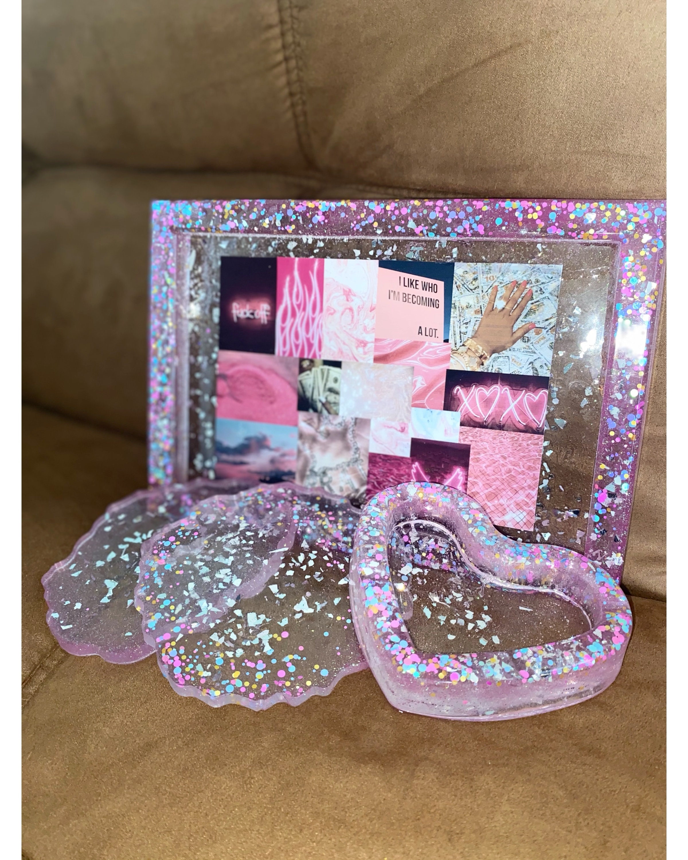 Pink Aesthetic Rolling Tray Set Etsy