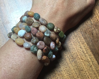 Ozean Jaspis elastische Heilung Armband