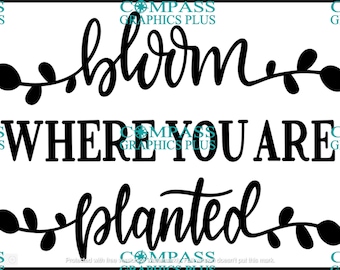Bloom Where You Are Planted PNG