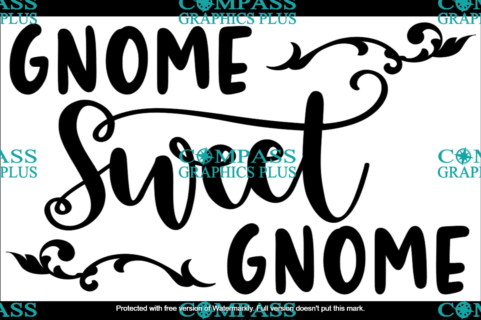 Gnome Sweet Gnome PNG - Etsy