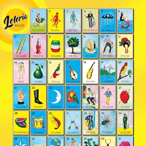 Loteria Cards en Ingles - Téléchargement numérique