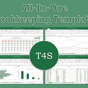 All-In-One Excel Bookkeeping Template