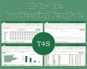 All-In-One Excel Bookkeeping Template