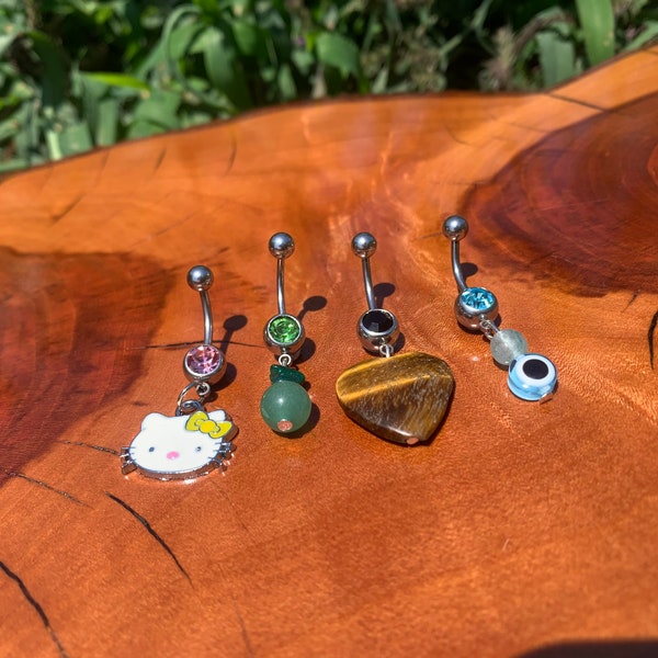 Custom Belly Ring Etsy