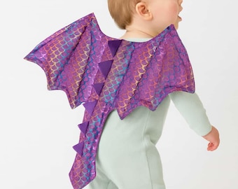 Alas de dragón - Patrón de costura en PDF / Alas acolchadas para niños (0-7 años)