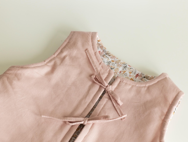 quilted vest for kids pattern