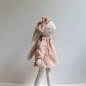 JOY bunny PDF sewing pattern with dress and bow