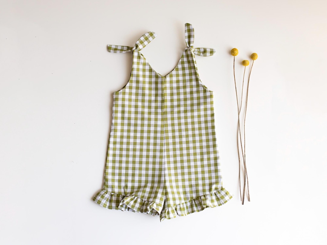 Junie Romper | Children's Romper Sewing Pattern (0-3M to 5-6Y) - Etsy UK