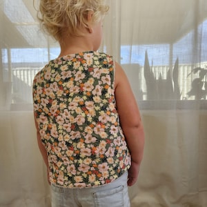 pdf sewing pattern for kids' quilted vest