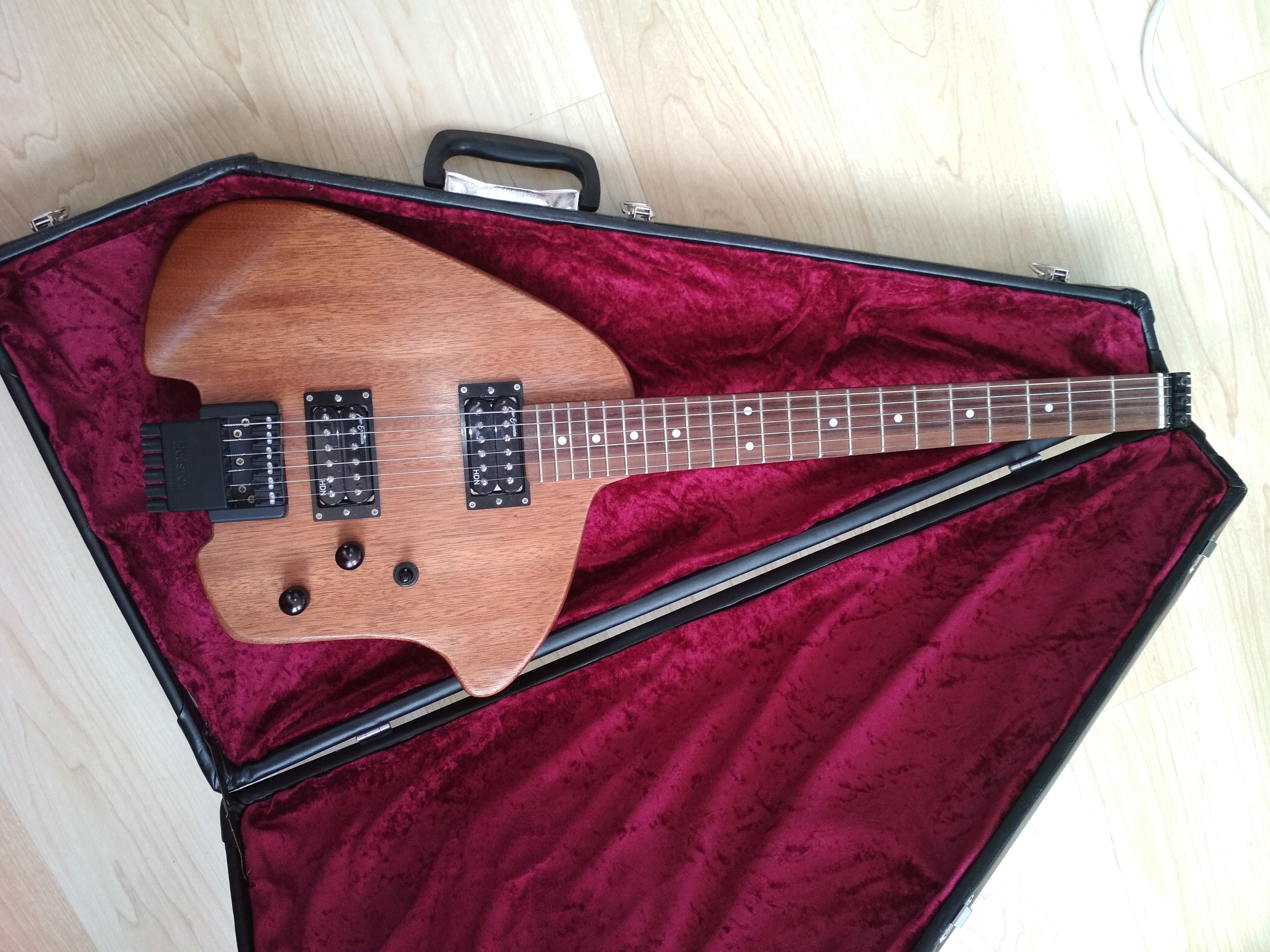 Klein Style Headless Ergonomic Solid Body Electric Guitar Etsy