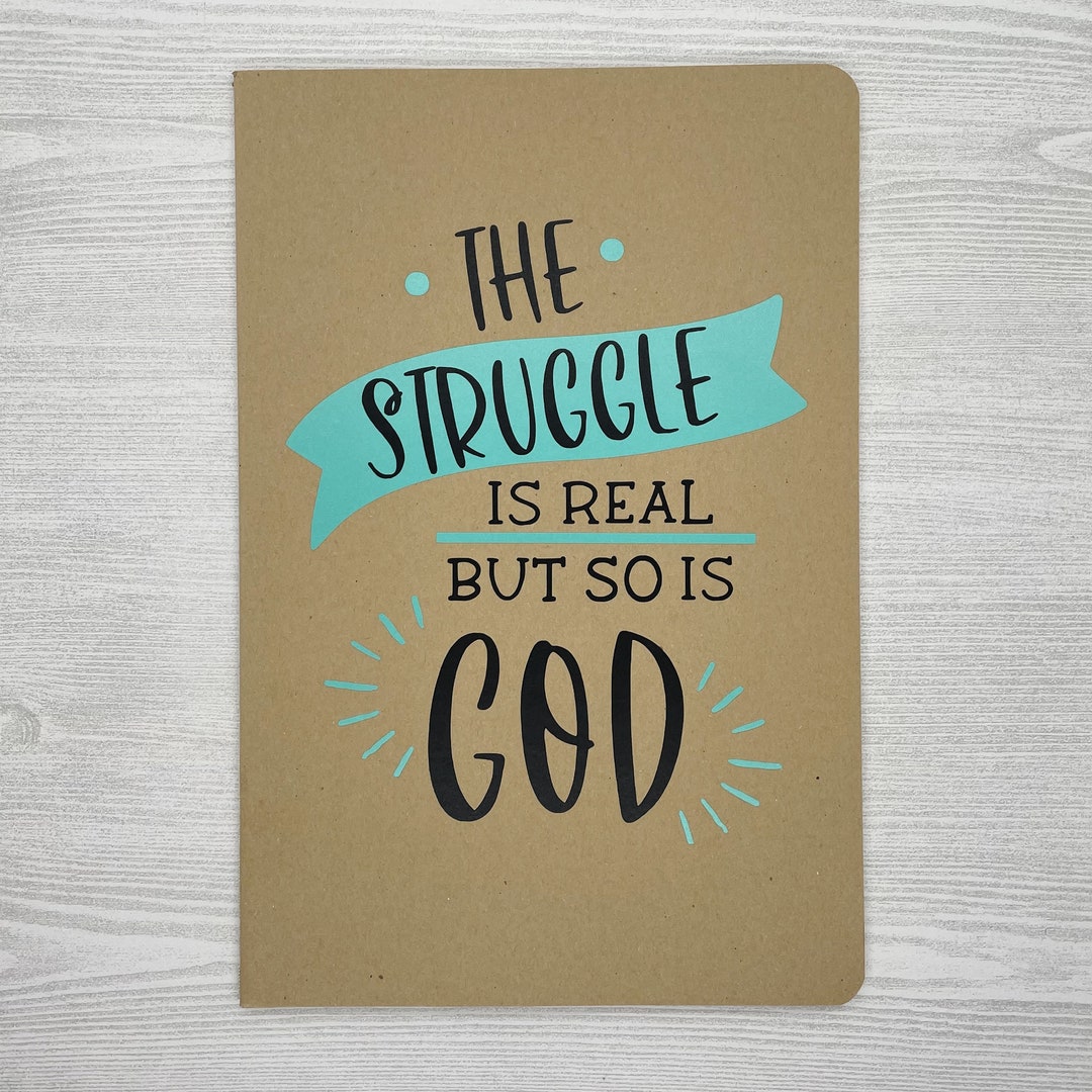 The Struggle is Real but so is God Inspirational Vinyl