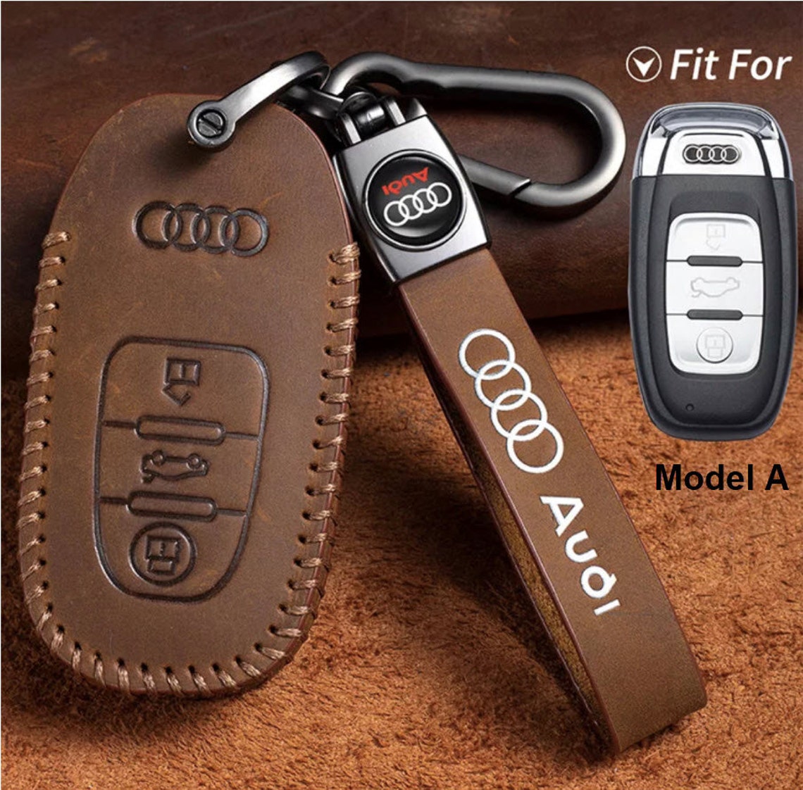 Genuine Leather Car Key/Fob Holder/Protector for Keyless Start Etsy