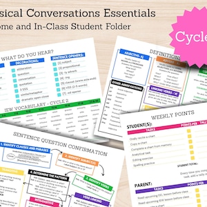 Classical Conversations Essentials Student Folder - Cycle 2