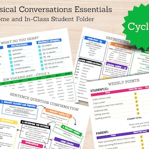 Carpeta del estudiante de Classical Conversations Essentials - Ciclo 3