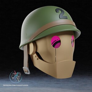 Gi Robot Helmet | DC | Creature Commandos | Cosplay Costume ...