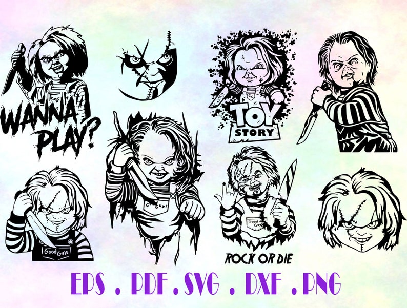 Child's Play Chucky Cricut SVG Chucky SVG Cut | Etsy