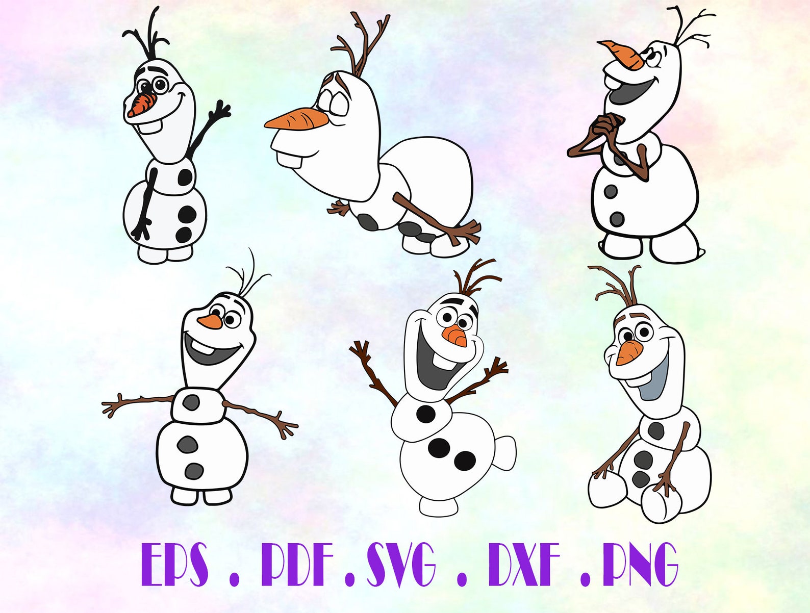 Olaf SVG Frozen SVG Disney Olaf SVG File Olaf Clipart Olaf | Etsy