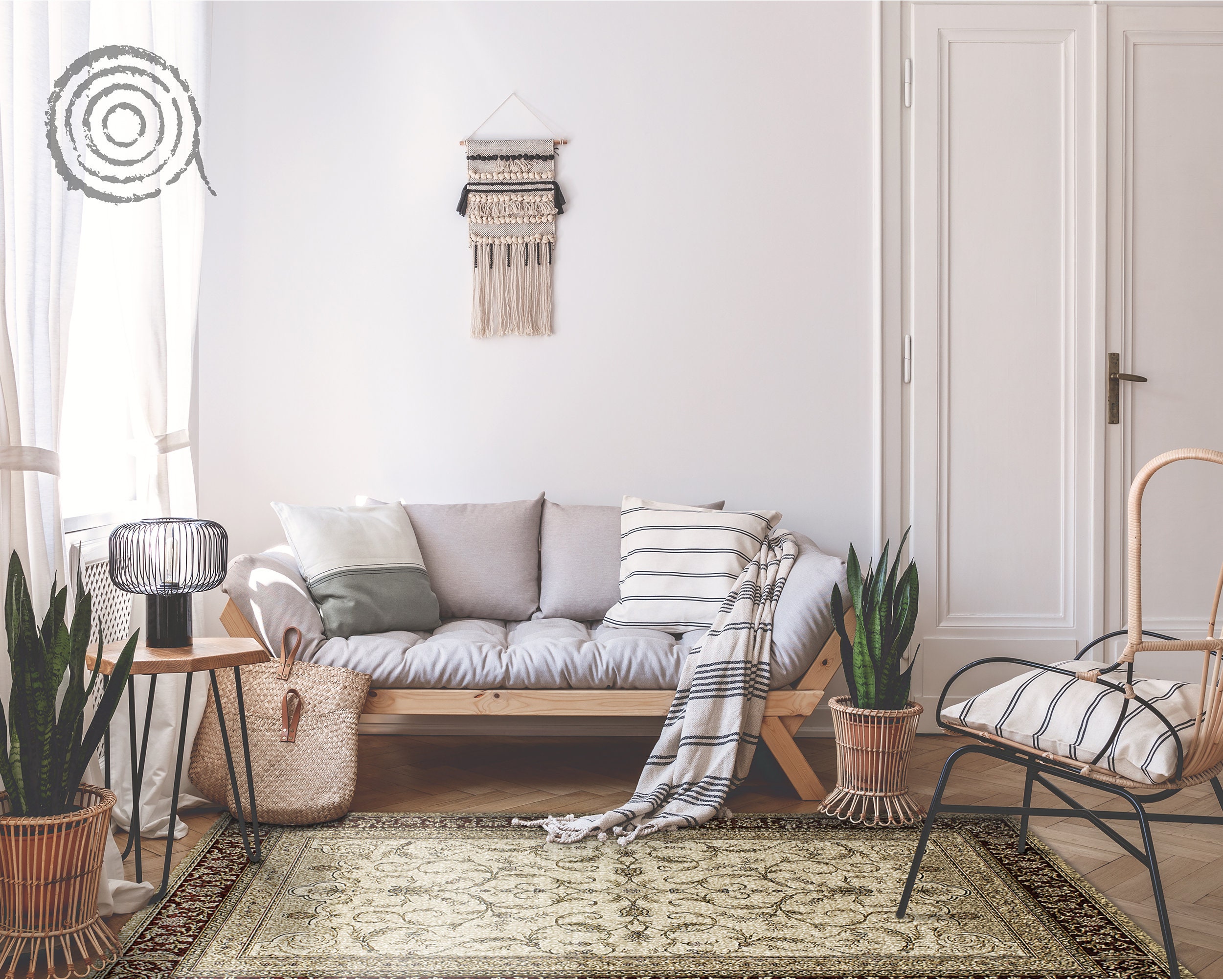 Alfombra de piso de vinilo de hiedra clásica alfombra de | Etsy