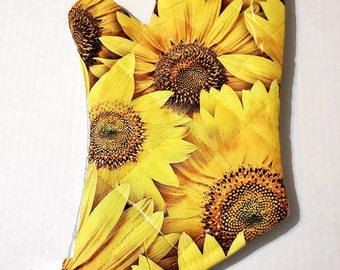 Sunflower Field Oven Mitt + Pot Holder Set – Sincerely Yours