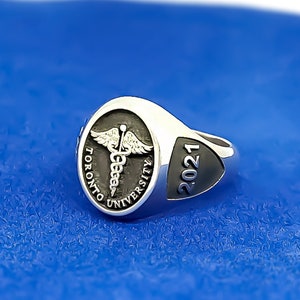 University Rings, Class Rings, Silver Class Rings, School Rings, Graduation Rings, Graduation Gift, College Rings, Gold Class Rings