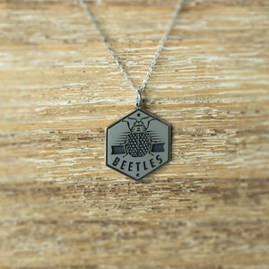 Personalized Sterling Silver Necklace Engraved with College or High School Logo, Custom Pendant Unique Graduation Gift for Her and Him image 4