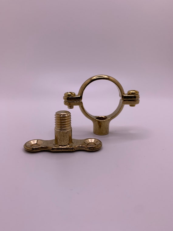 Brass Munsen ring Brackets 15mm, 22mm, 28mm, 35mm, 42mm, 54mm, pipe clips |  eBay