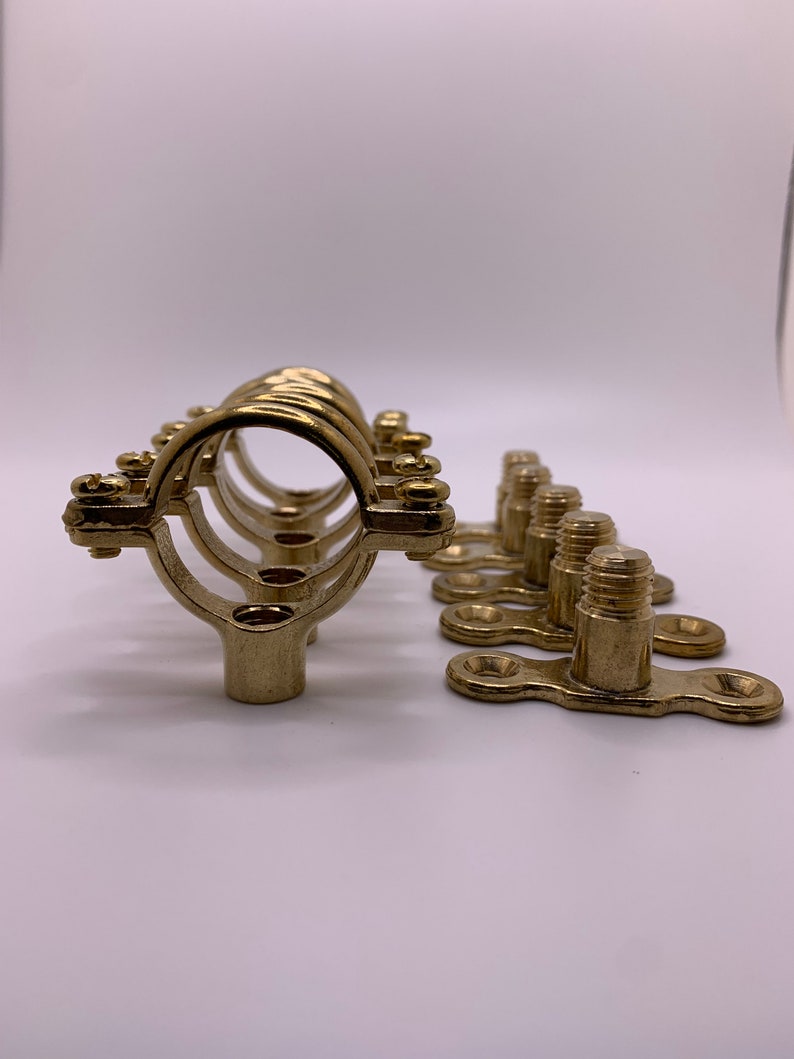 Brass Munsen Ring With Backplate Etsy