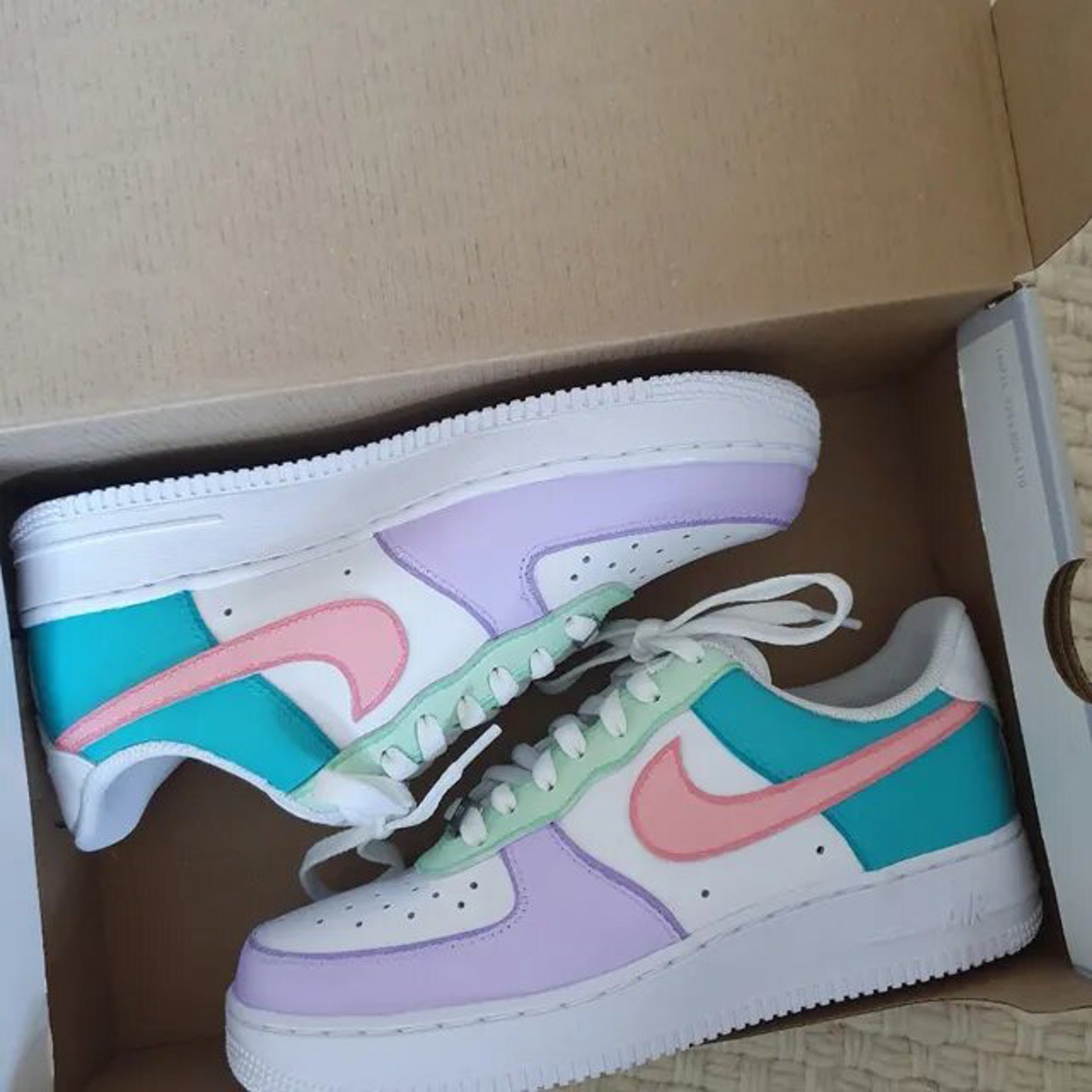 Custom air force 1 ICE-CREAM / Nike air force 1 | Etsy