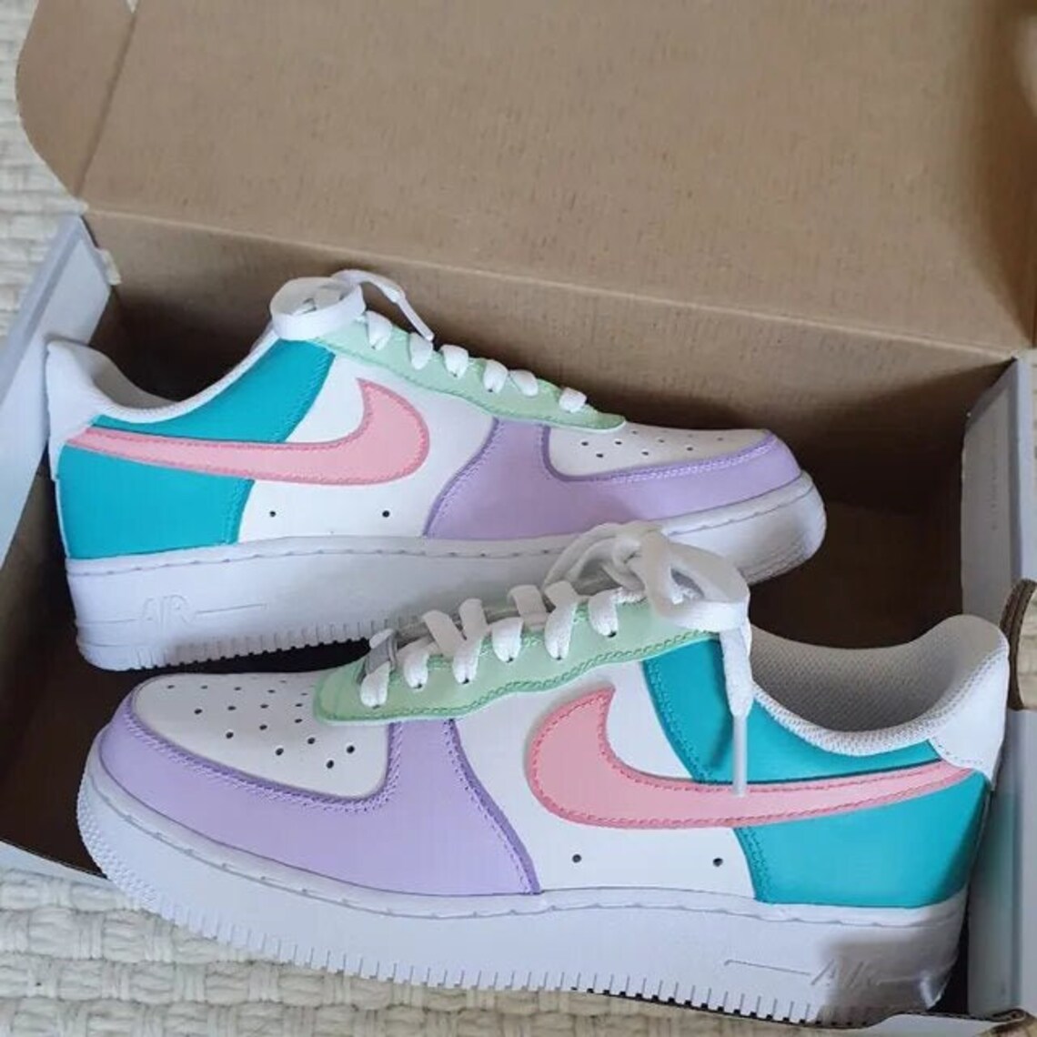 Custom air force 1 ICE-CREAM / Nike air force 1 | Etsy