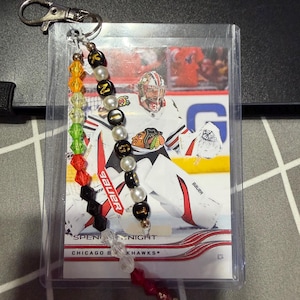Hockey Card Custom Keychain