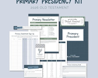 LDS Primary Presidency Binder Kit 2026 Old Testament