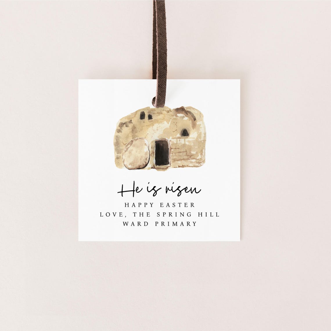 Printable Easter Gift Tag | Resurrection Tag | Religious Easter Tag ...