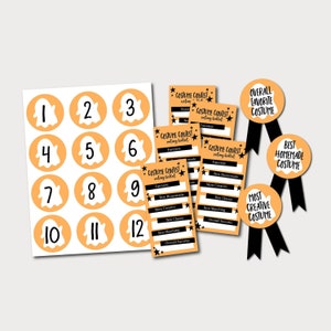 Halloween Costume Contest Kit | Printable Halloween Costume Contest Awards | Halloween Party Activity | Costume Contest Ballots