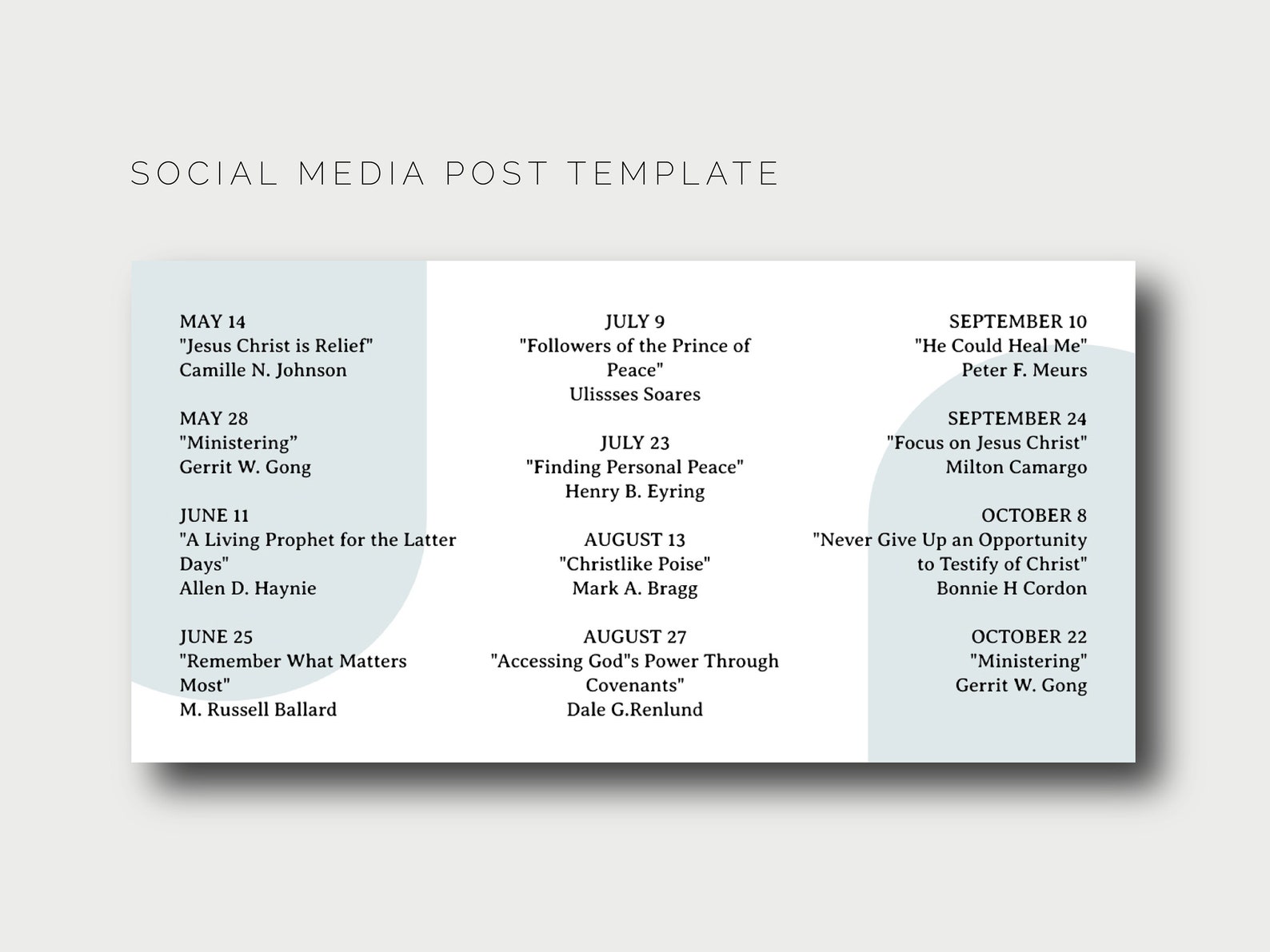 Relief Society Lesson Printable Bookmark LDS Relief Society Lesson