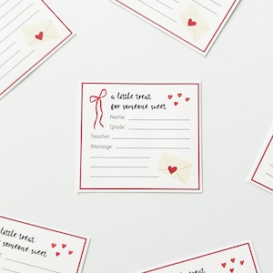 Plantilla de Candy Gram para San Valentín, recaudación de fondos para la escuela, formulario de pedido editable de la PTO/PTA, Valentine Grams