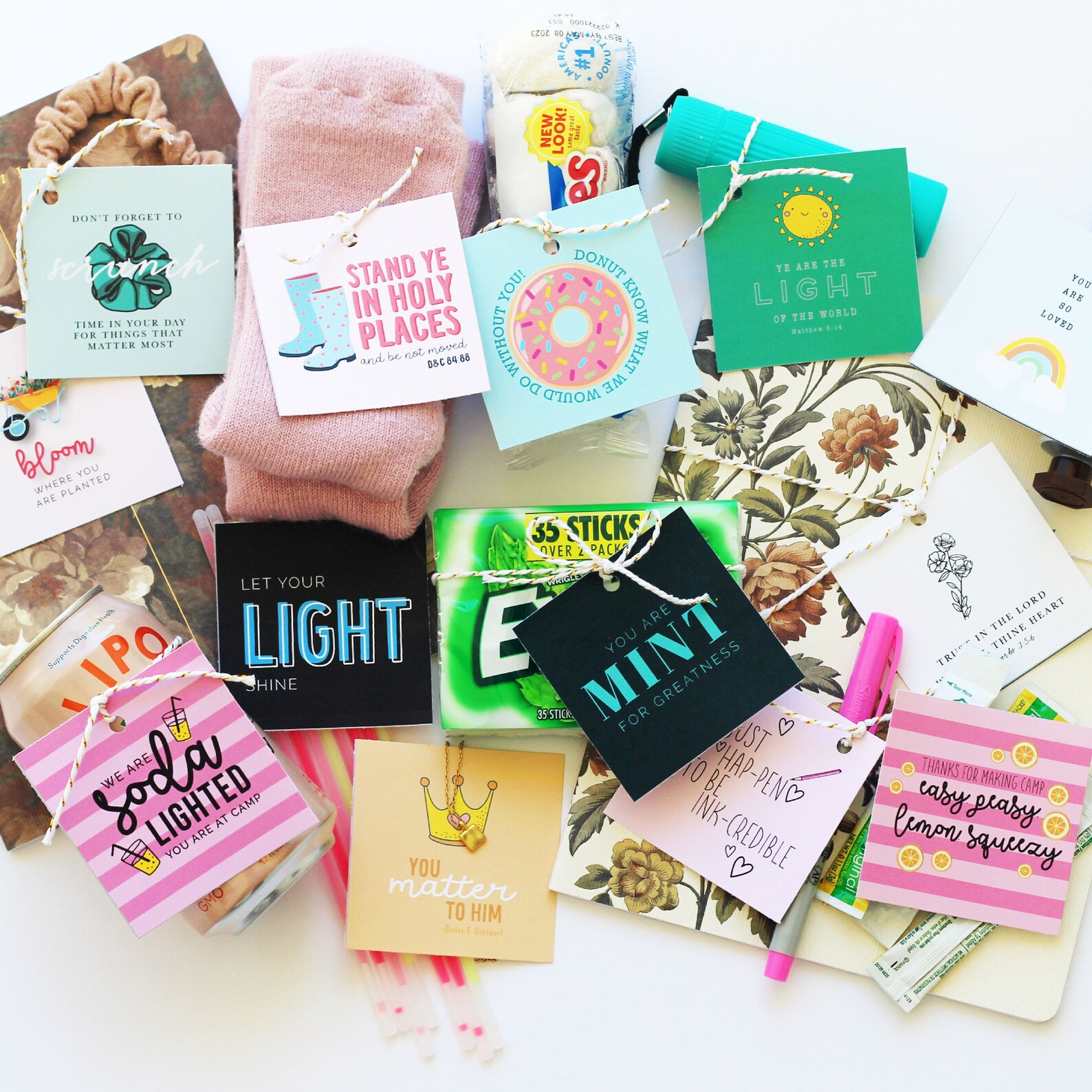 LDS Girls Camp Bundle Young Women's Camp Printables Eras Girls Camp LDS ...