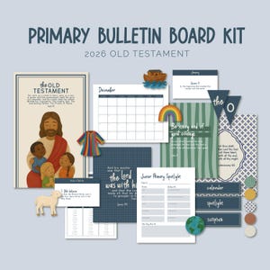 LDS Primary Bulletin Board Kit 2026 Old Testament