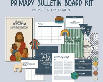 LDS Primary Bulletin Board Kit 2026 Old Testament
